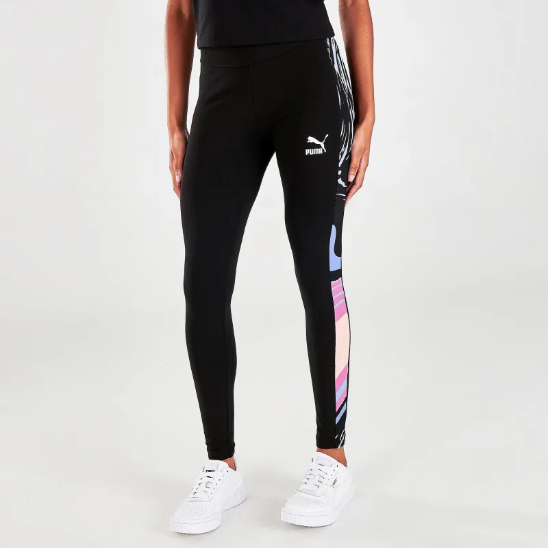 Puma Women's Marbled T7 Leggings Pants made by Puma