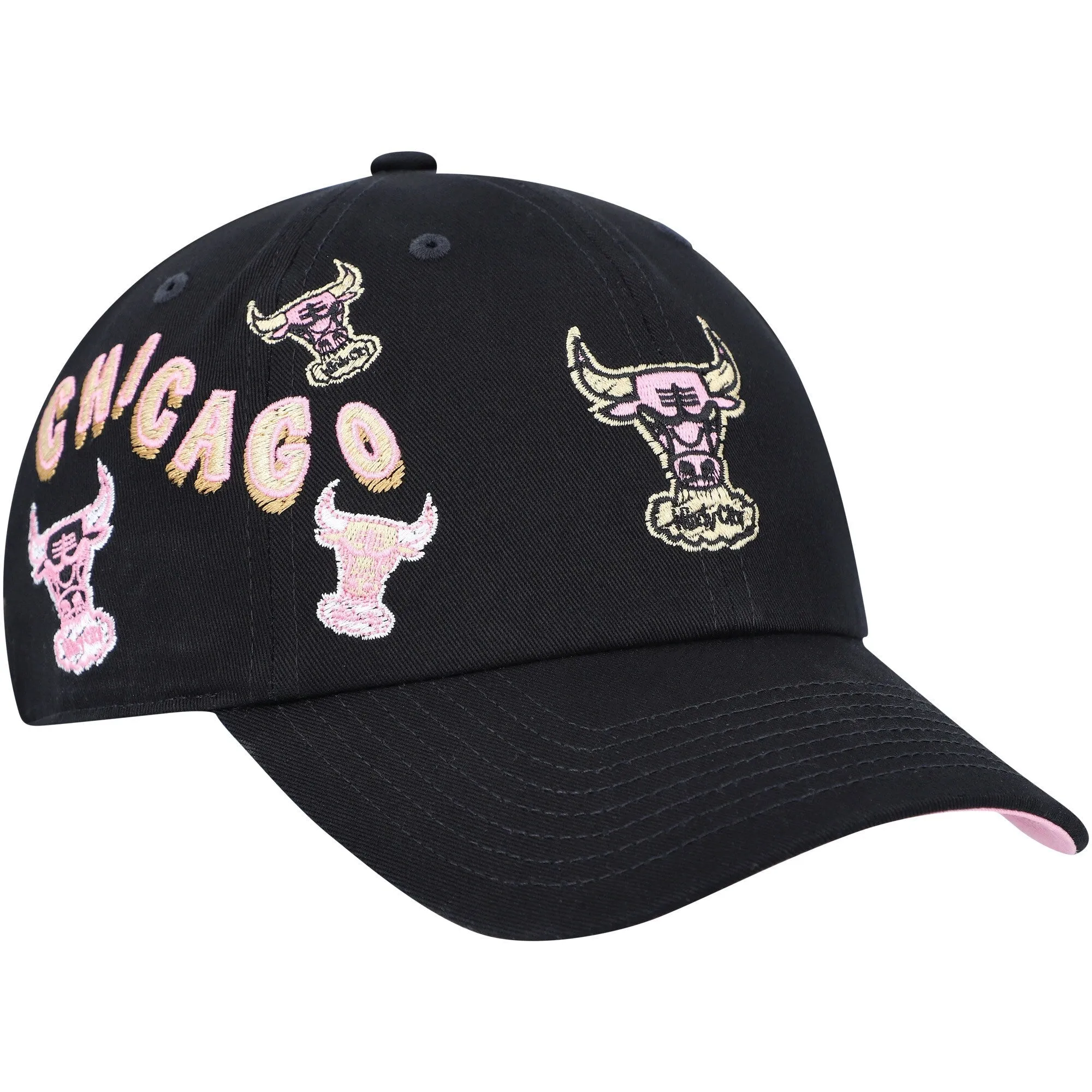 Mitchell & Ness Men's NBA Sidewalk Sketch Strapback Hwc Bulls Hats sold by Zulily