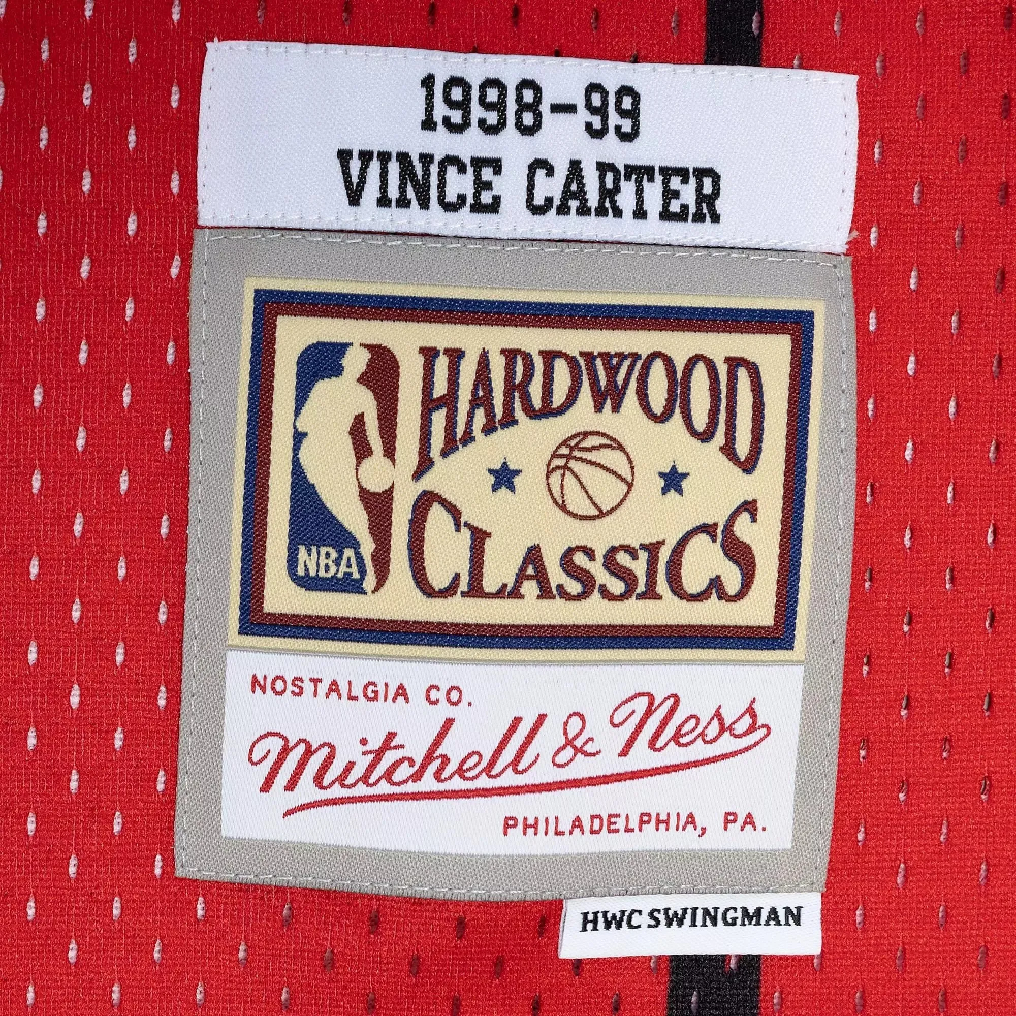 Mitchell & Ness NBA Split Swingman Jersey Toronto Raptors 1998 Vince Carter sold by Zulily product image thumbnail 4