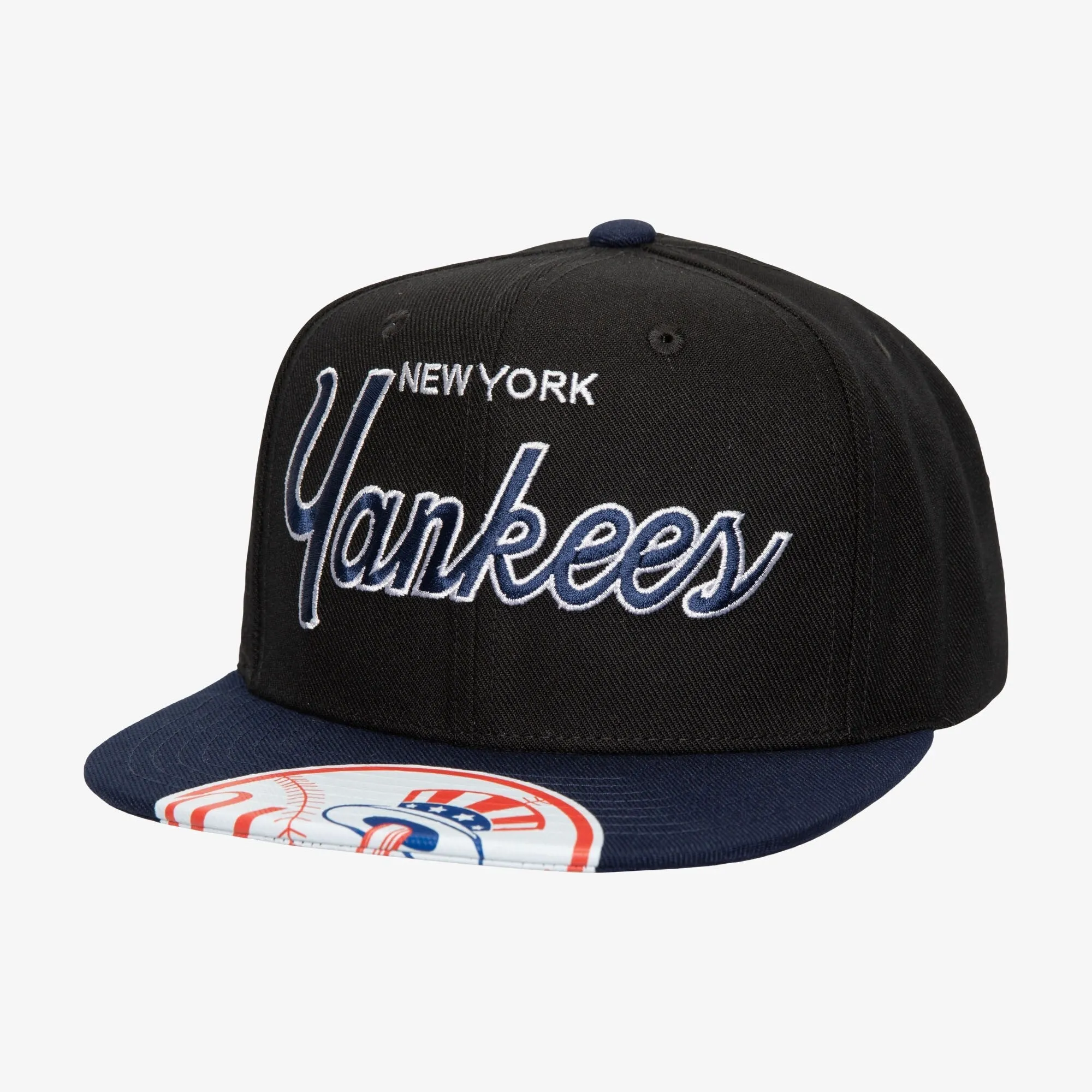 Mitchell & Ness Men's MLB Big Mouth Snapback Yankees Snapback Caps sold by Zulily