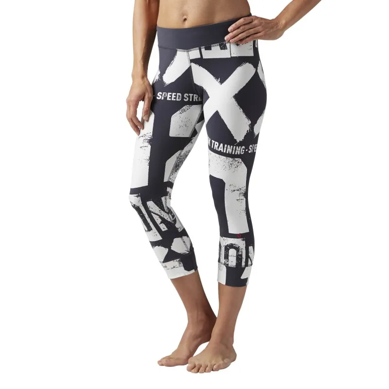 Reebok Women's Rcf Crossfit Boldface Capri made by Reebok