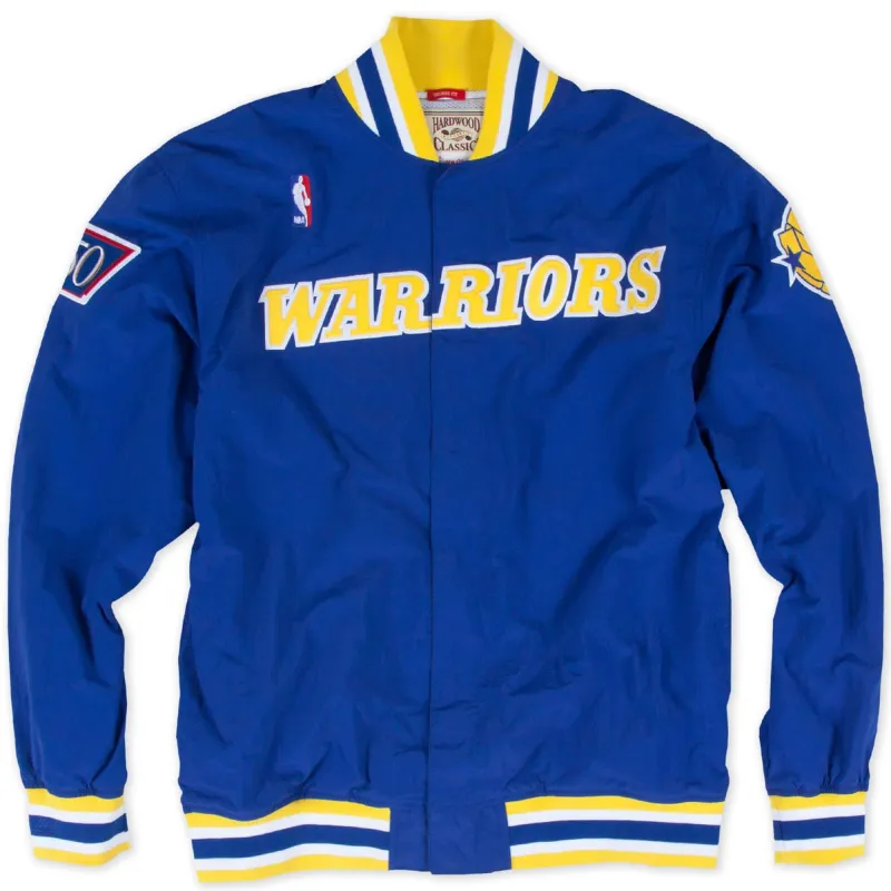 Mitchell & Ness Men's NBA 1996-97 Authentic Away Warm Up Jacket Golden State Warriors sold by Zulily