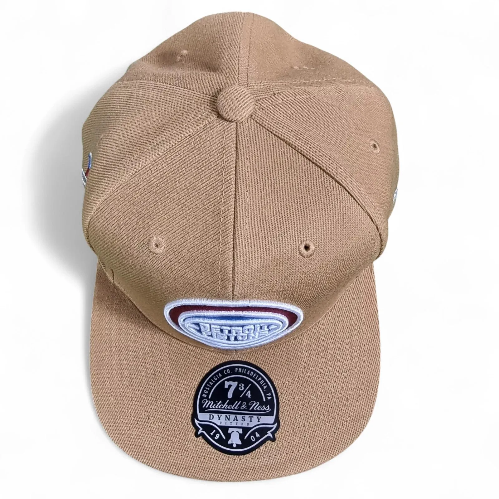 Mitchell & Ness Men's NBA Sand And Sky Fitted Hwc Pistons Fitted Caps sold by Zulily product image thumbnail 2