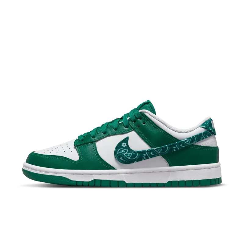 Nike Women's Dunk Low Essential 'Paisley Pack Green' Sneakers made by Nike