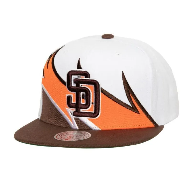 Mitchell & Ness Men's MLB Waverunner Snapback Coop Padres Snapback Caps made by Mitchell & Ness
