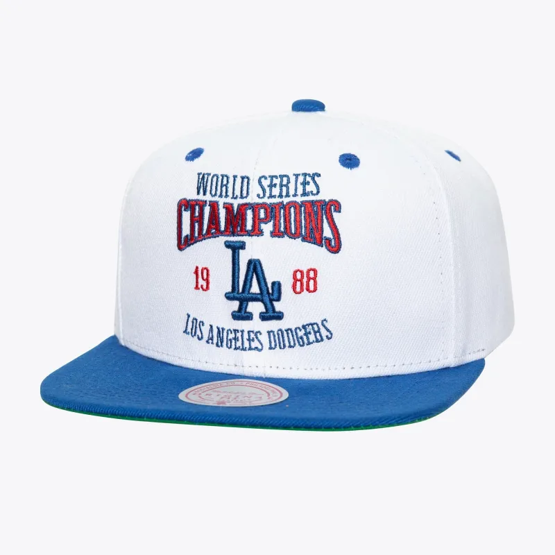 Mitchell & Ness Men's MLB Champ Series Snapback Coop Dodgers Snapback Caps sold by Zulily