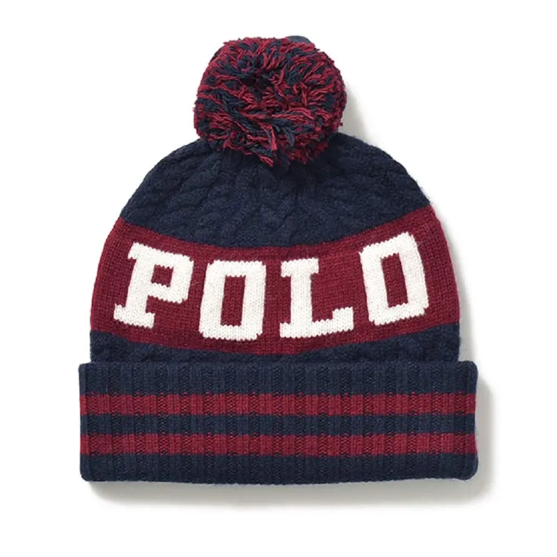 Polo Ralph Lauren Men's Cable Pom Hat Hats sold by Zulily