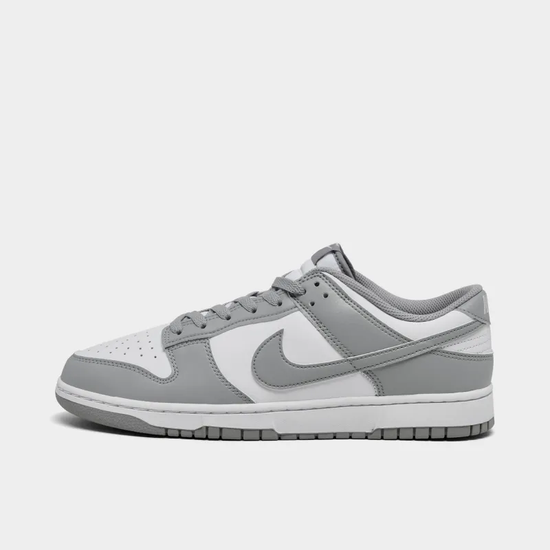 Nike Men's Dunk Low 'White Light Smoke Grey' Sneakers sold by Zulily