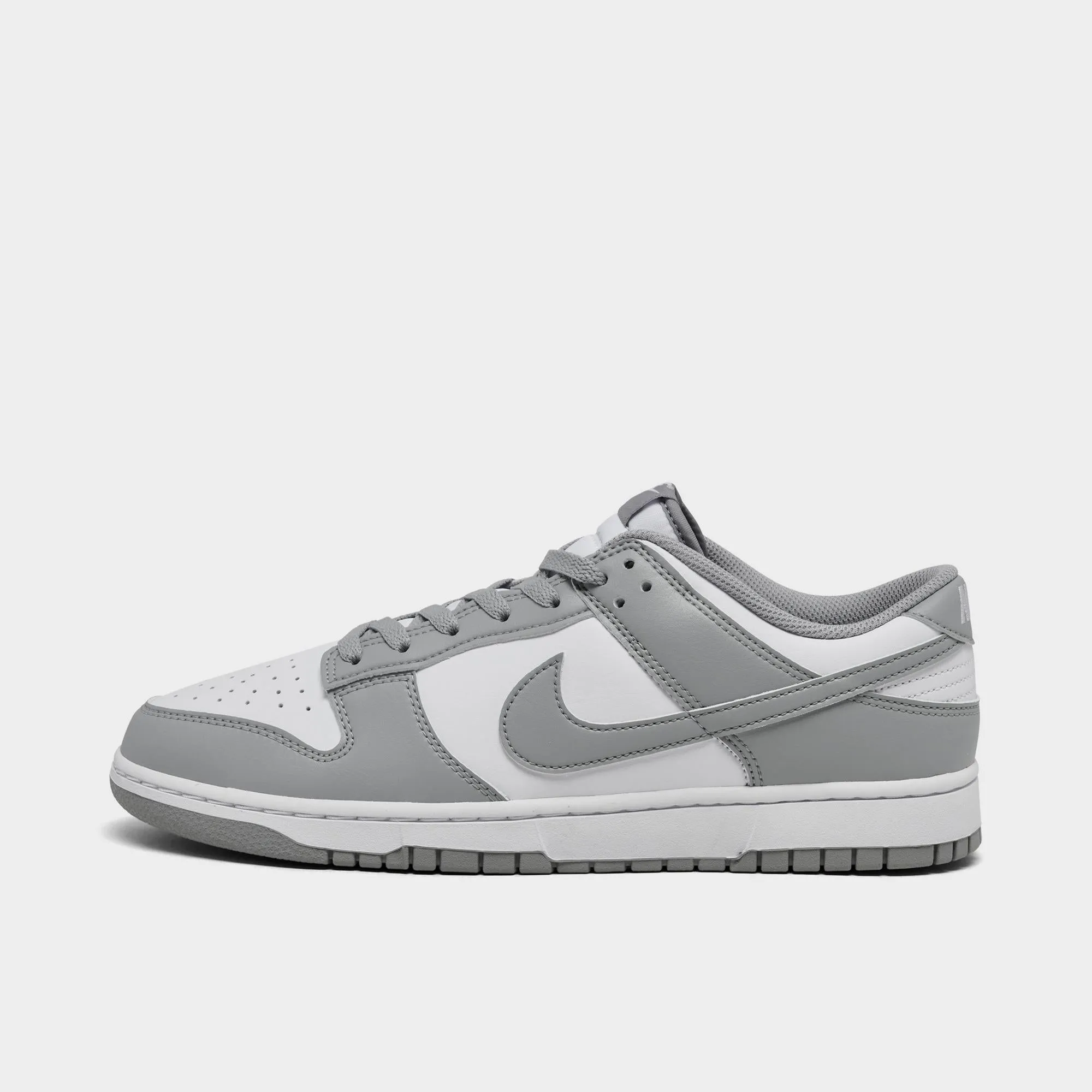Nike Men's Dunk Low 'White Light Smoke Grey' Sneakers sold by Zulily