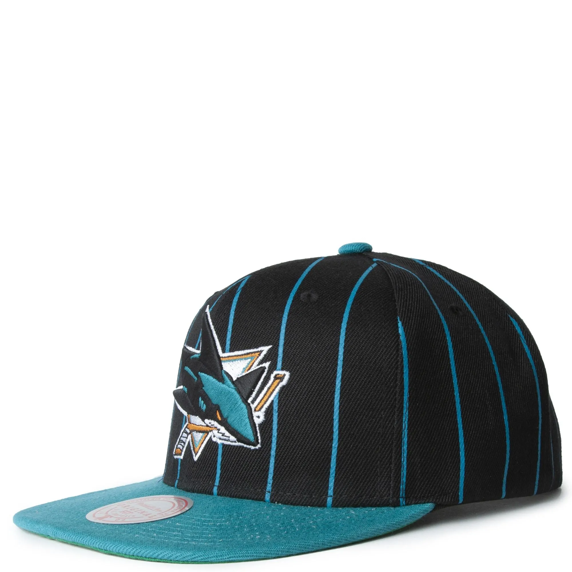 Mitchell & Ness Men's NHL Team Pin Snapback Sharks Snapback Caps sold by Zulily product image thumbnail 2