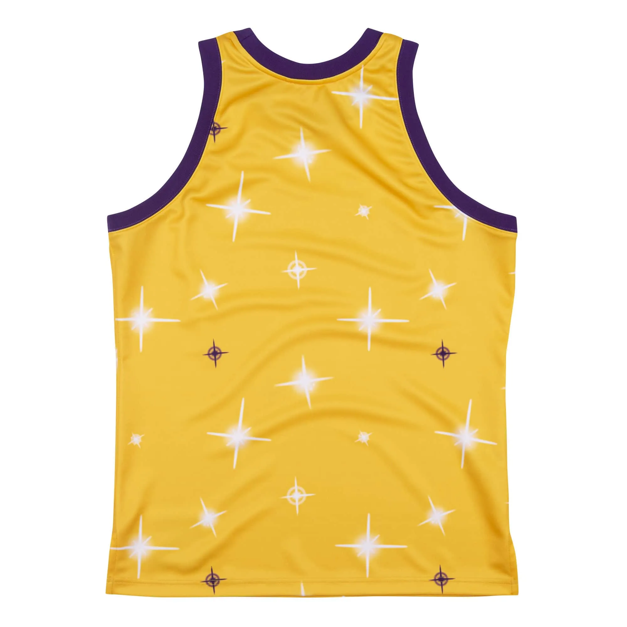 Mitchell & Ness Men's NBA Airbrush Knit Jersey Los Angeles Lakers Jerseys sold by Zulily product image thumbnail 2