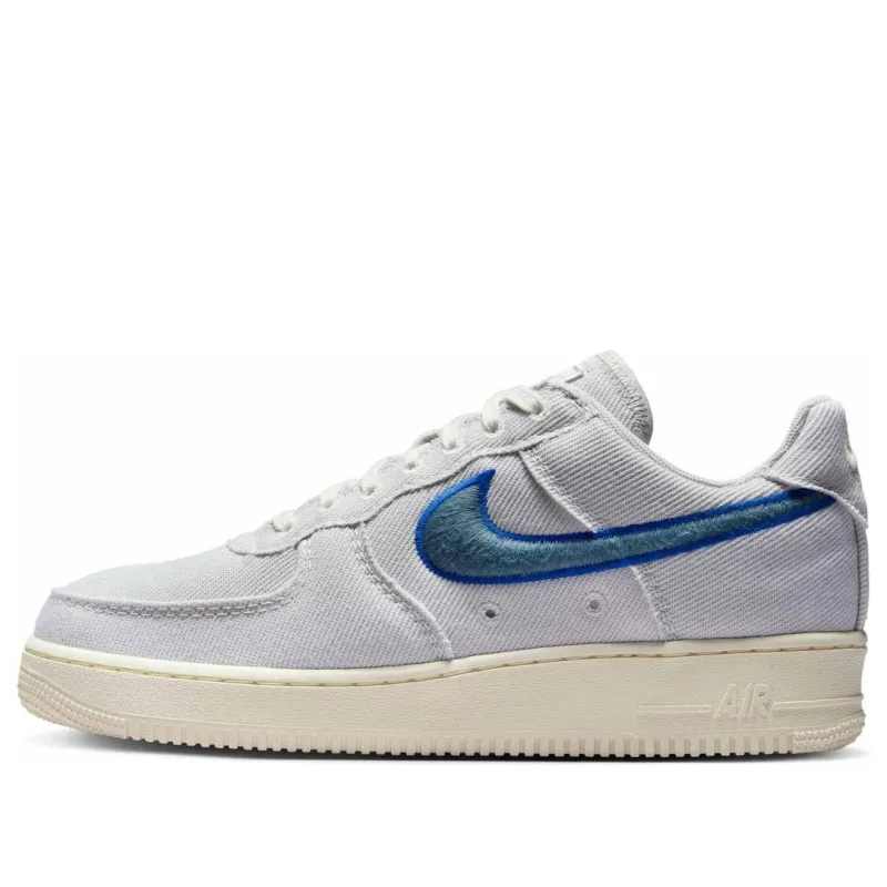 Nike Men's Air Force 1 Low Canvas 'Photon Dust Game Royal' Sneakers sold by Zulily