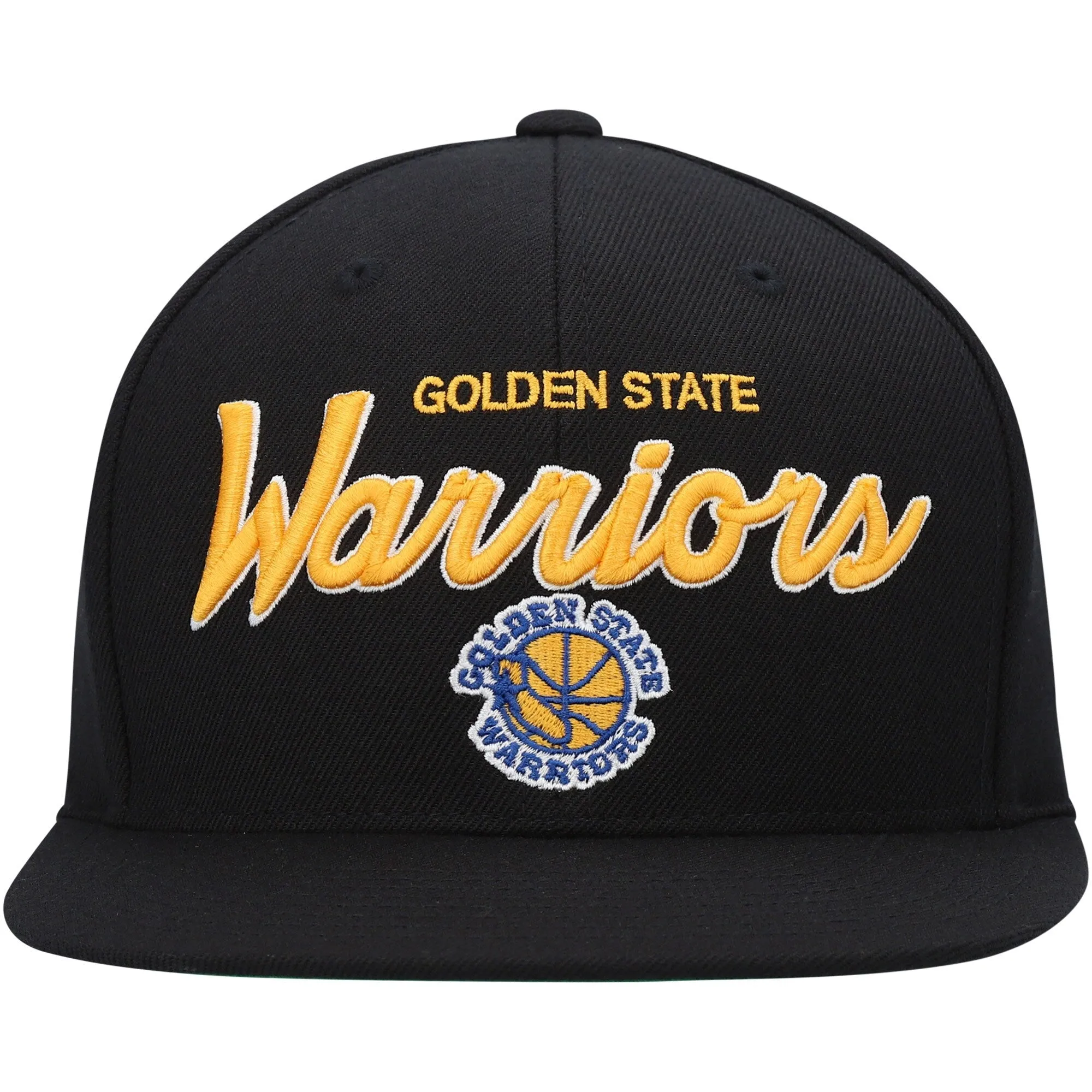 Mitchell & Ness Men's NBA Foundation Script Fitted Hwc Warriors Fitted Caps sold by Zulily product image thumbnail 2