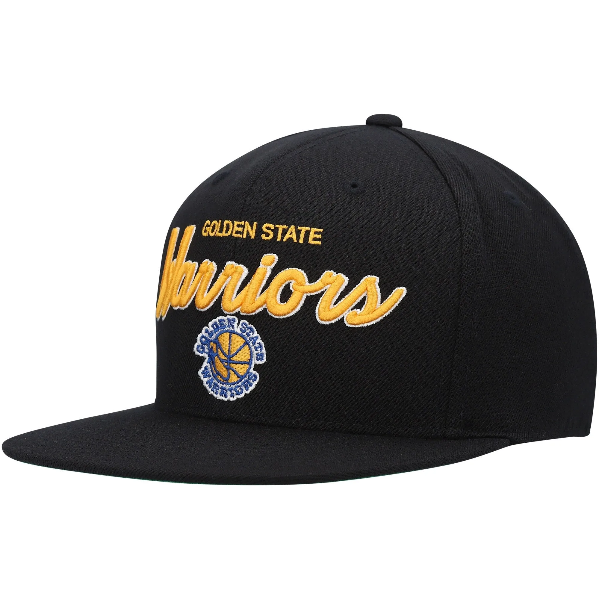Mitchell & Ness Men's NBA Foundation Script Fitted Hwc Warriors Fitted Caps sold by Zulily product image thumbnail 3