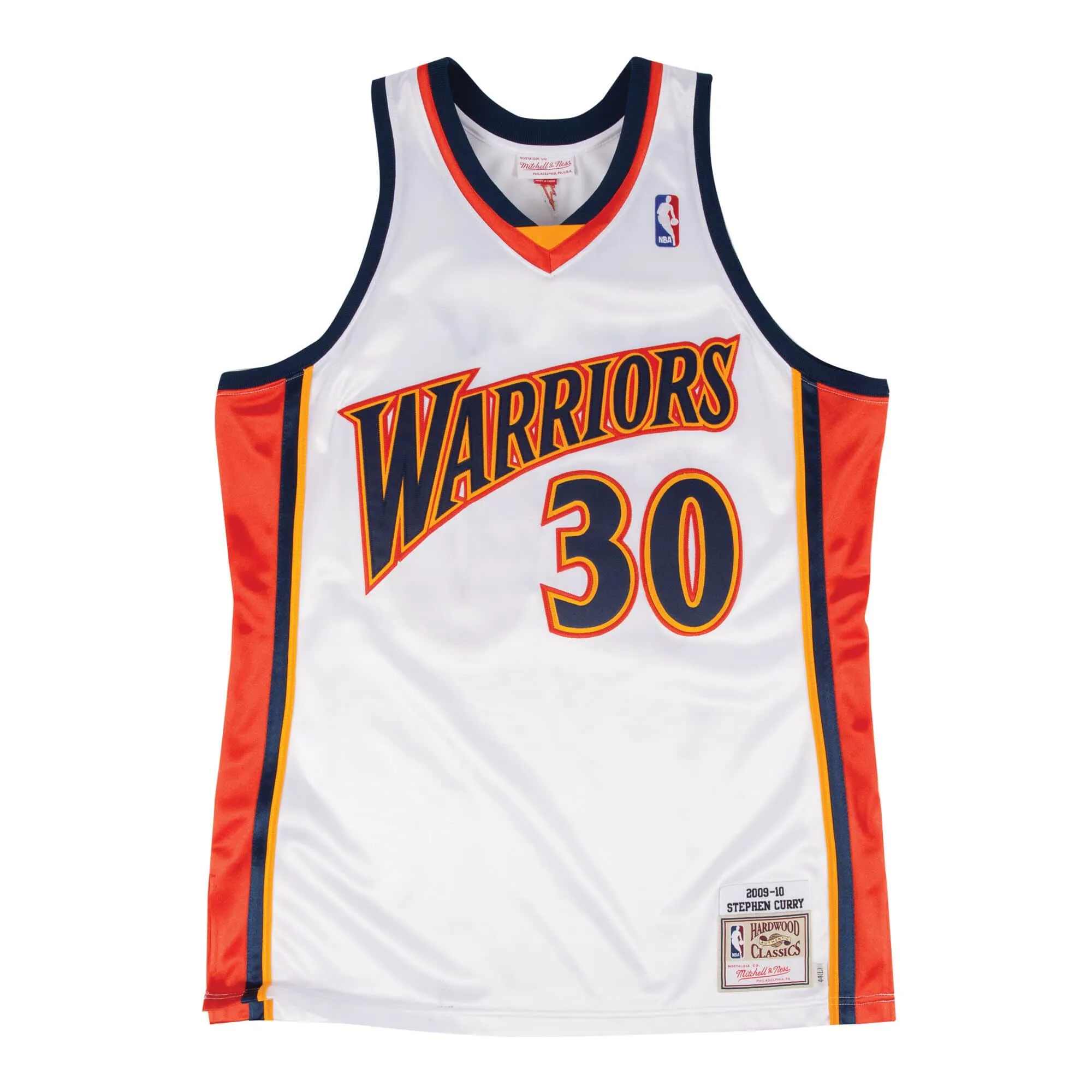 Mitchell & Ness NBA Authentic Jersey Golden State Warriors 09 Stephen Curry sold by Zulily