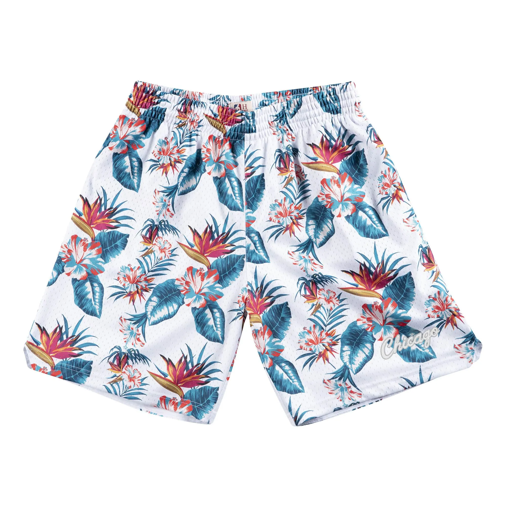 Mitchell & Ness Men's NBA Floral Mesh Short Chicago Bulls Shorts sold by Zulily