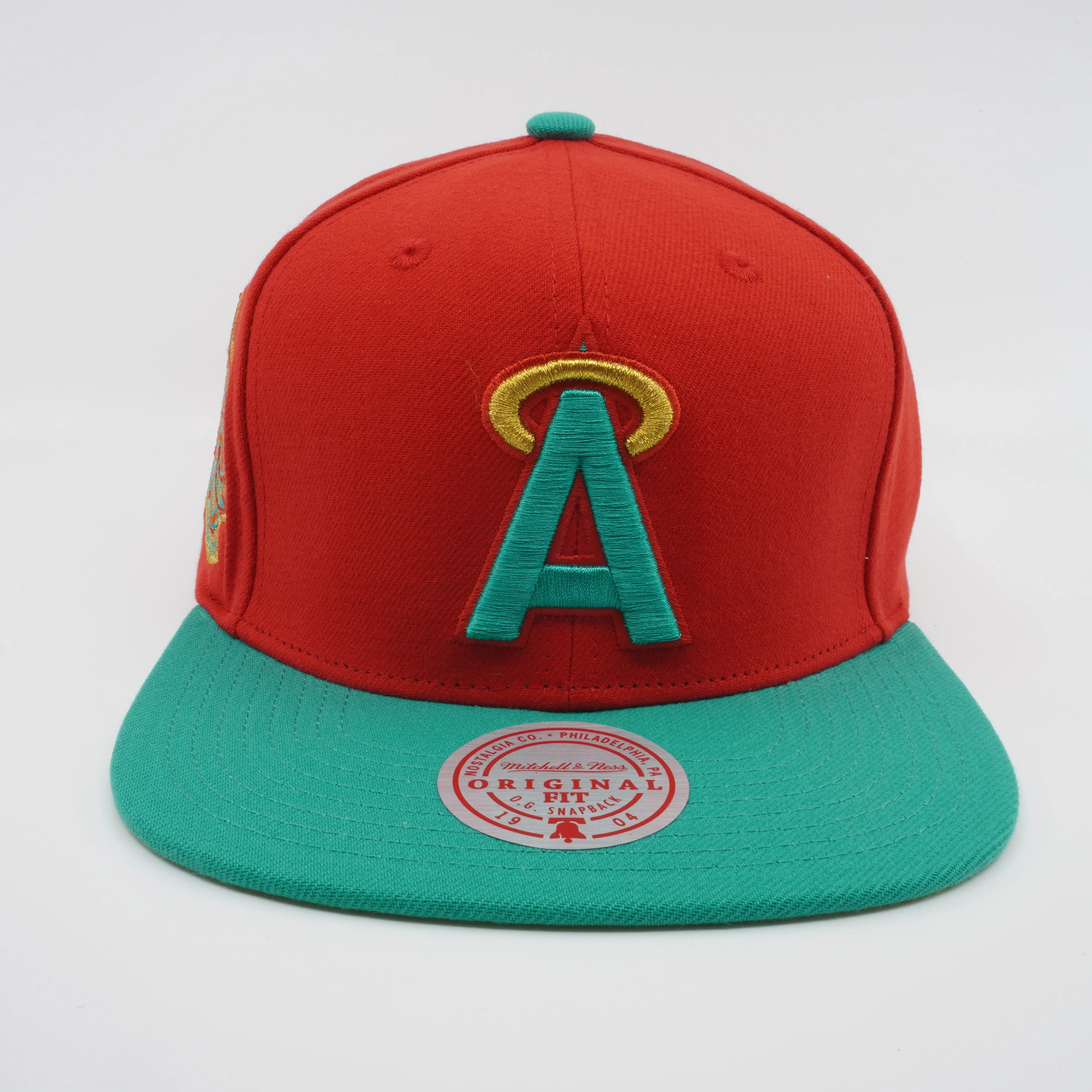 Mitchell & Ness Men's MLB Mistletoe Snapback Coop Angels Snapback Caps sold by Zulily product image thumbnail 2