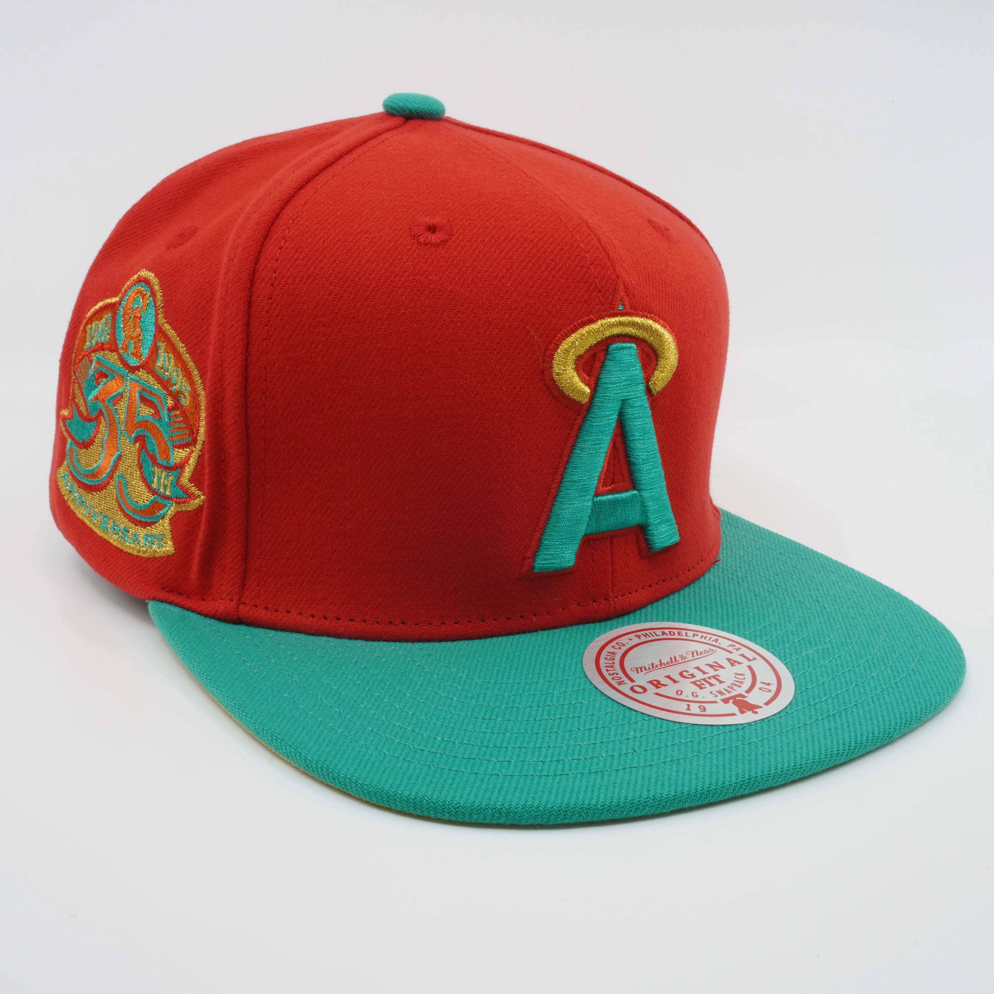 Mitchell & Ness Men's MLB Mistletoe Snapback Coop Angels Snapback Caps sold by Zulily product image thumbnail 3