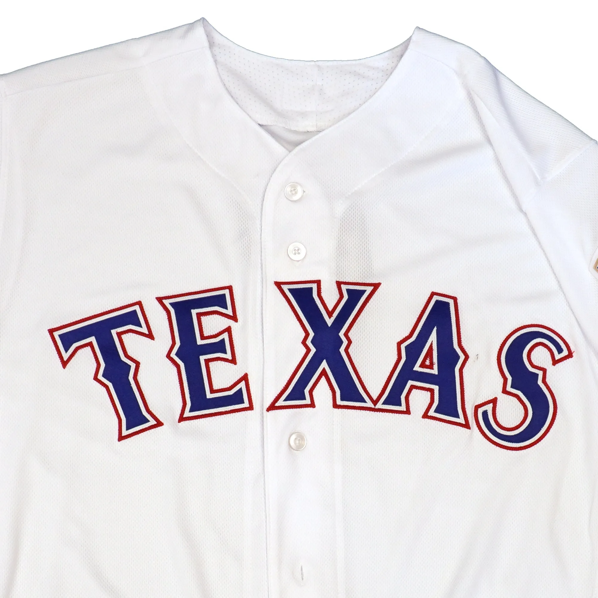 Majestic Men's MLB Texas Rangers Authentic On Field Flex Base Jersey White sold by Zulily product image thumbnail 2