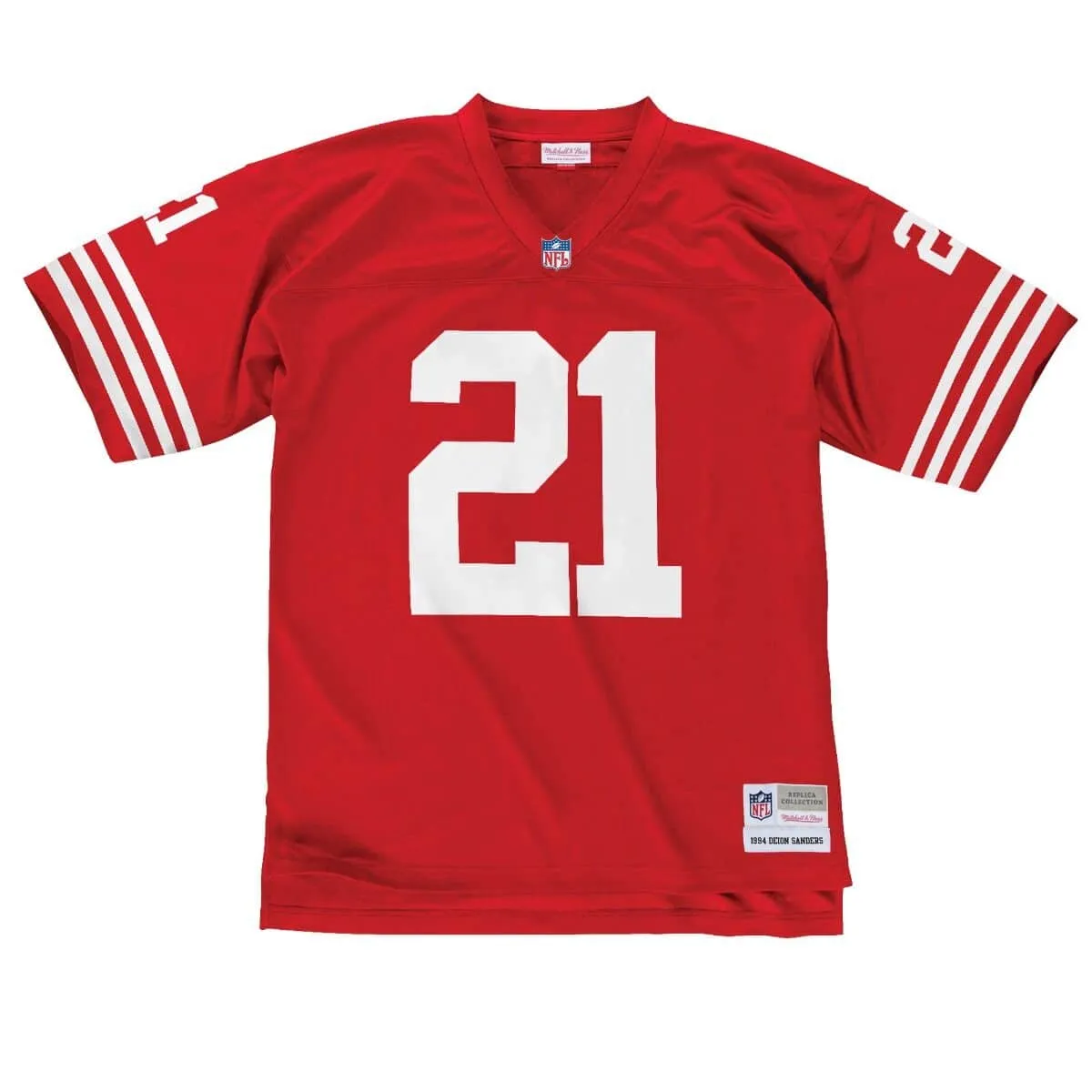 Mitchell & Ness NFL Legacy Jersey San Francisco 49Ers 94 Deion Sanders Jerseys sold by Zulily