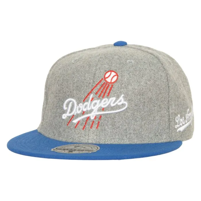 Mitchell & Ness Men's MLB Meltdown Fitted Coop Dodgers Fitted Caps sold by Zulily