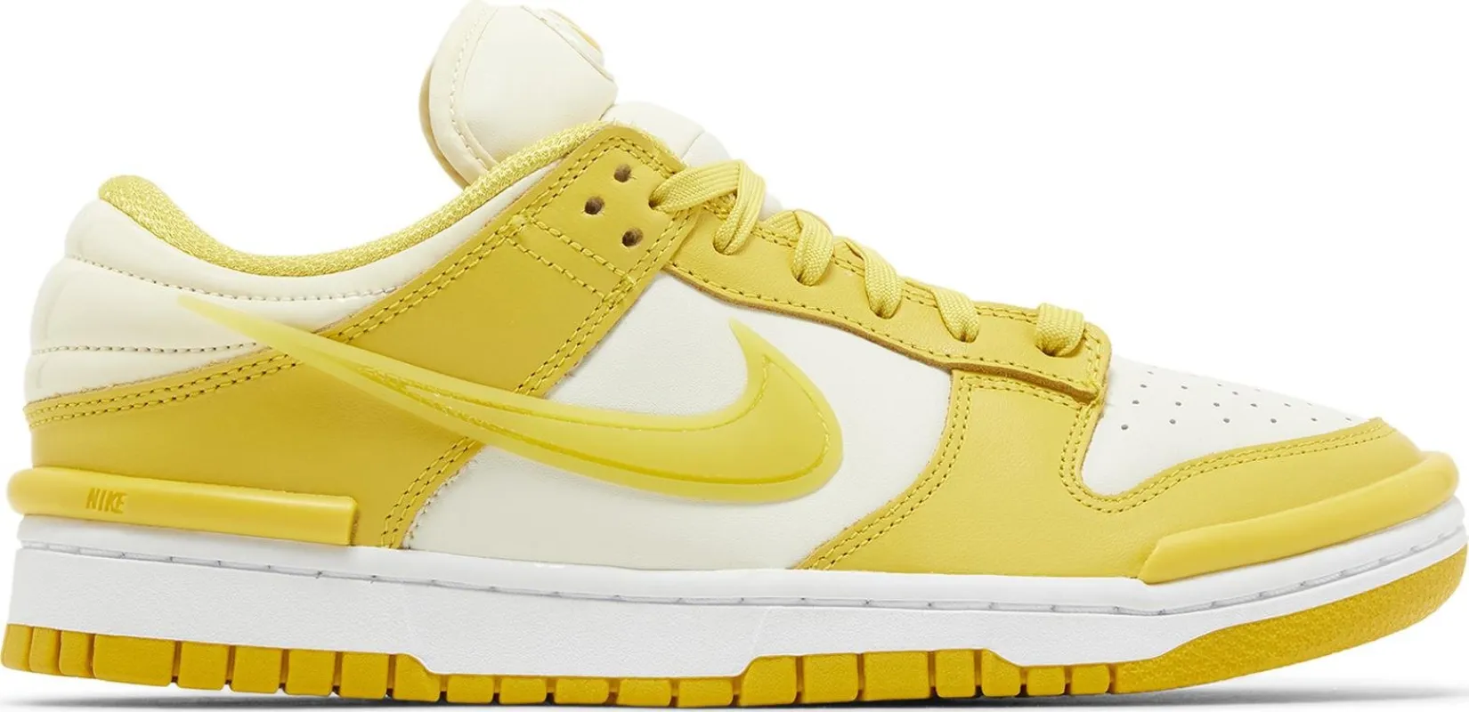 Nike Women's Dunk Low Twist 'Vivid Sulfur W' Sneakers sold by Zulily