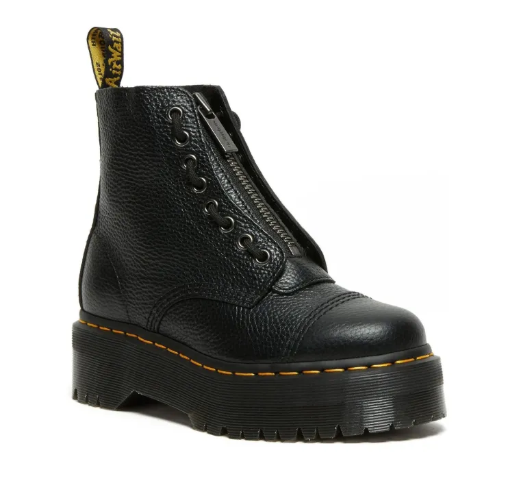 Dr. Martens Sinclair Milled Nappa Leather Platform Boots sold by Zulily