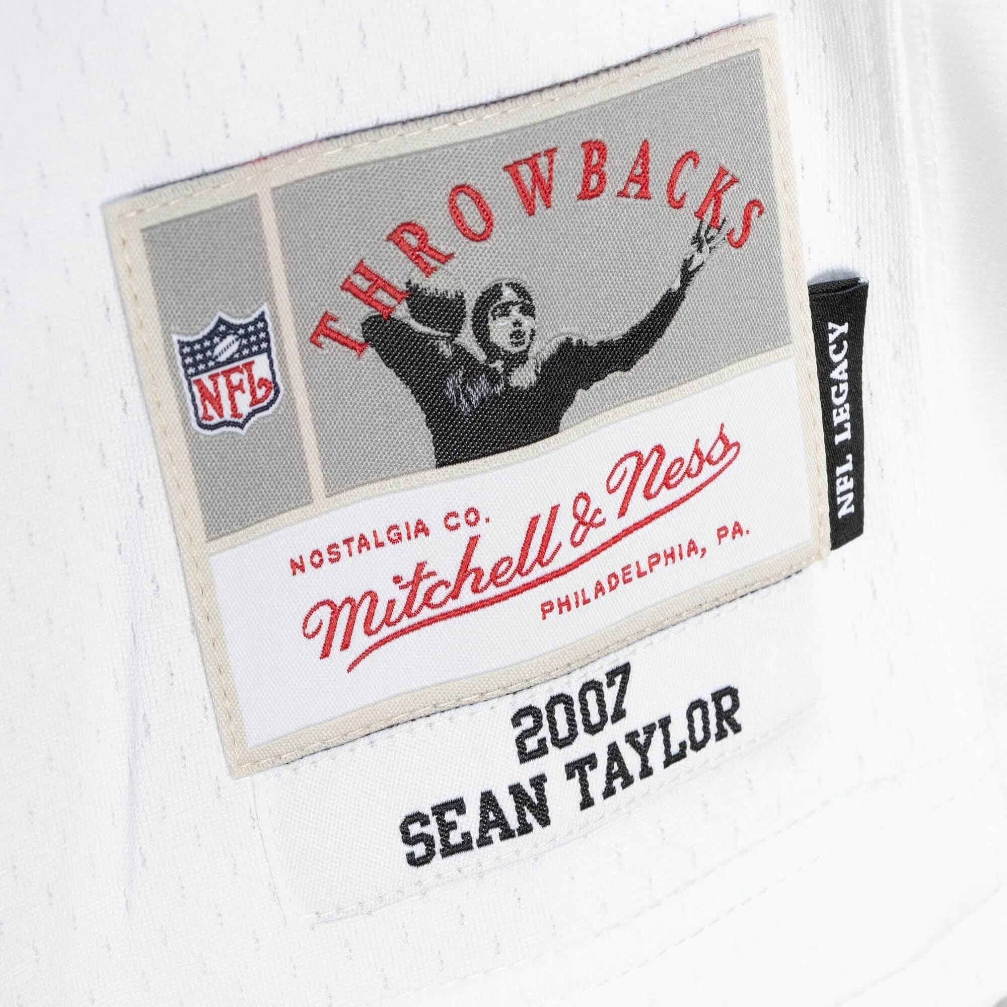Mitchell & Ness NFL White Alt Jersey Washington Football Team 2007 Sean Taylor Jerseys sold by Zulily product image thumbnail 4