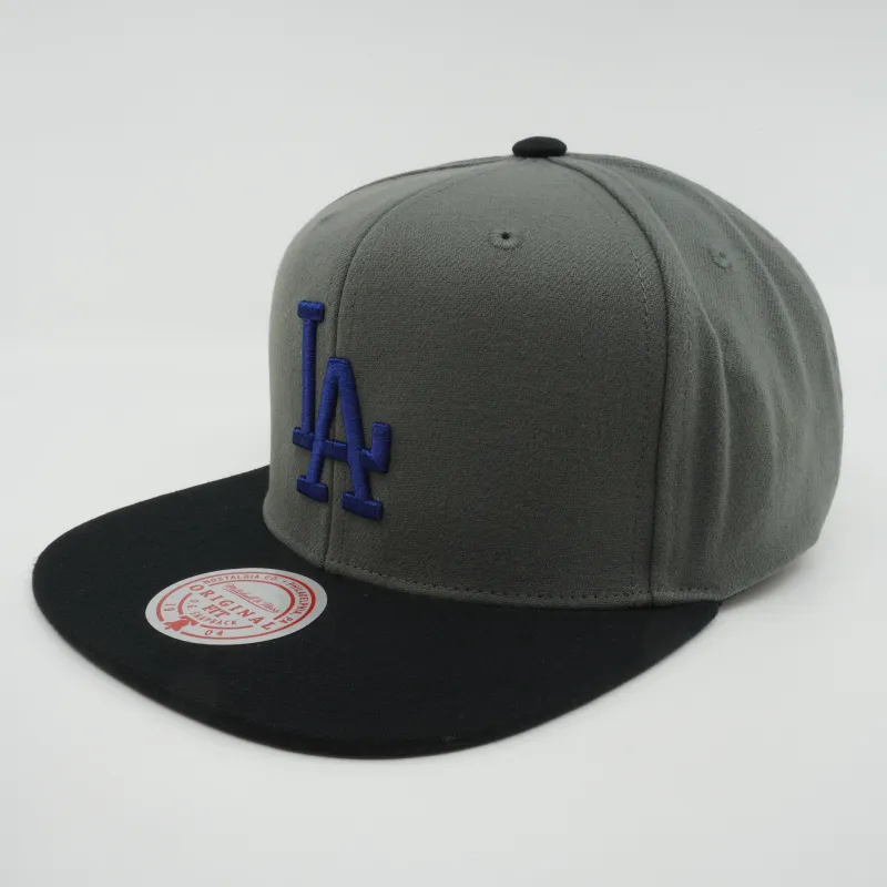 Mitchell & Ness Men's MLB Storm Front Snapback Dodgers Snapback Caps made by Mitchell & Ness