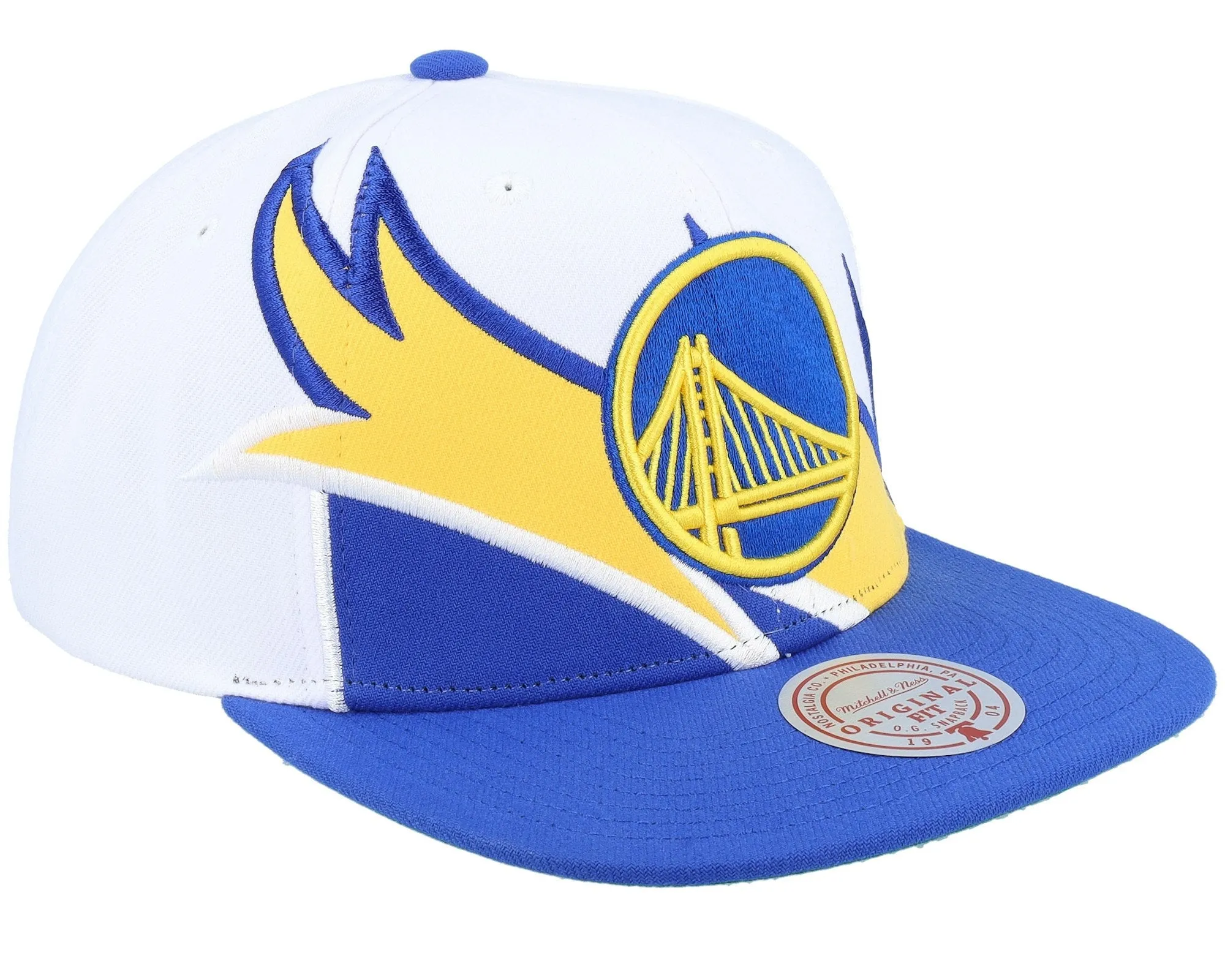 Mitchell & Ness Men's NBA Waverunner Snapback Warriors Snapback Caps sold by Zulily product image thumbnail 2