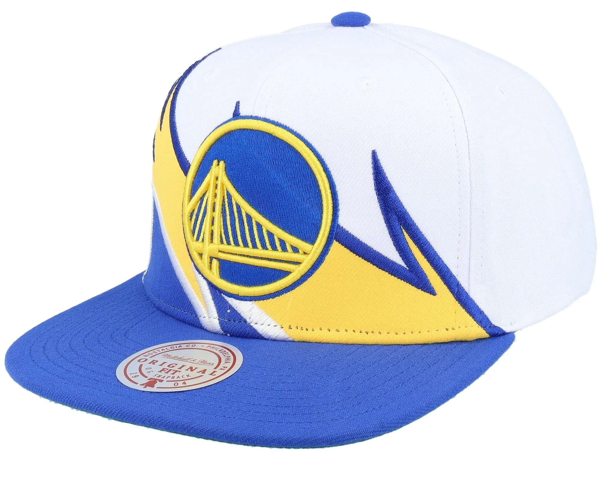 Mitchell & Ness Men's NBA Waverunner Snapback Warriors Snapback Caps sold by Zulily