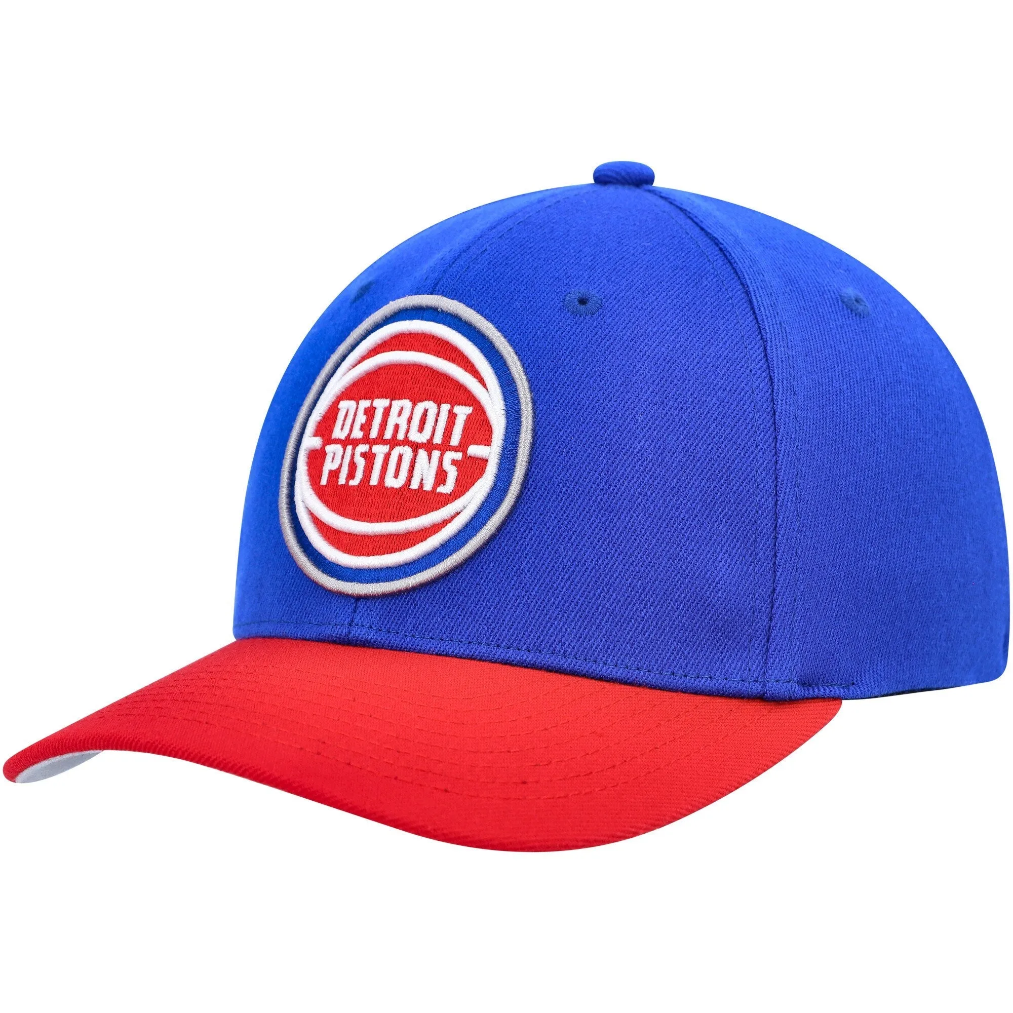 Mitchell & Ness Men's NBA Team 2 Tone 2.0 Stretch Snapback NBA Pistons Snapback Caps sold by Zulily