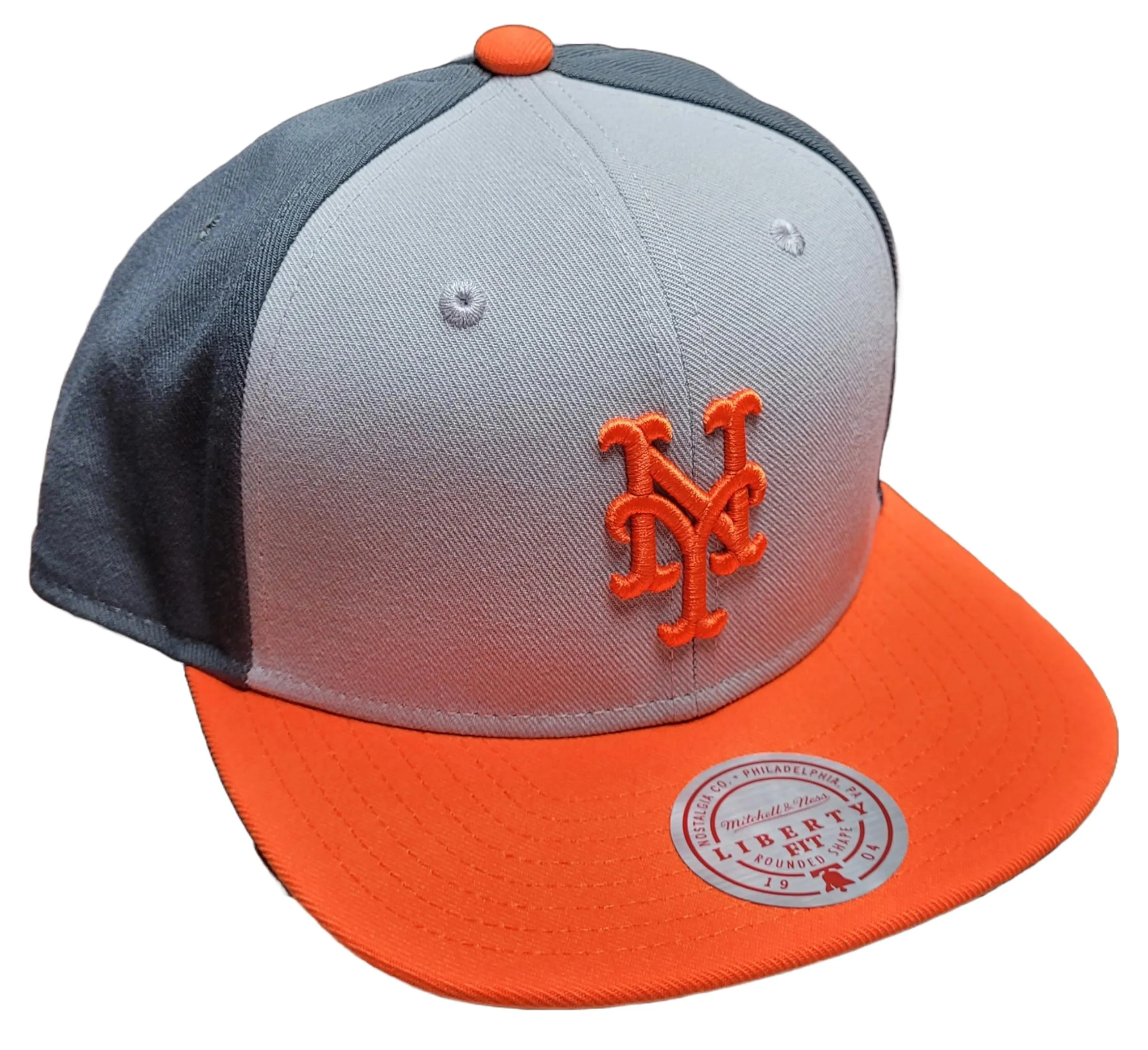 Mitchell & Ness Men's MLB Triple Play Liberty Snapback Mets Snapback Caps sold by Zulily