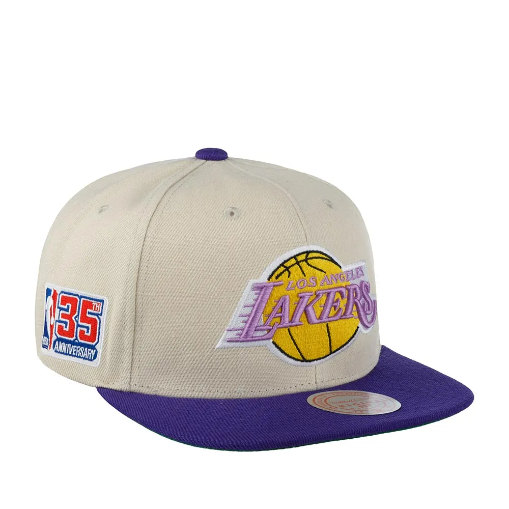 Mitchell & Ness Men's NBA 35Th Side Snapback Hwc Lakers Snapback Caps sold by Zulily product image thumbnail 2