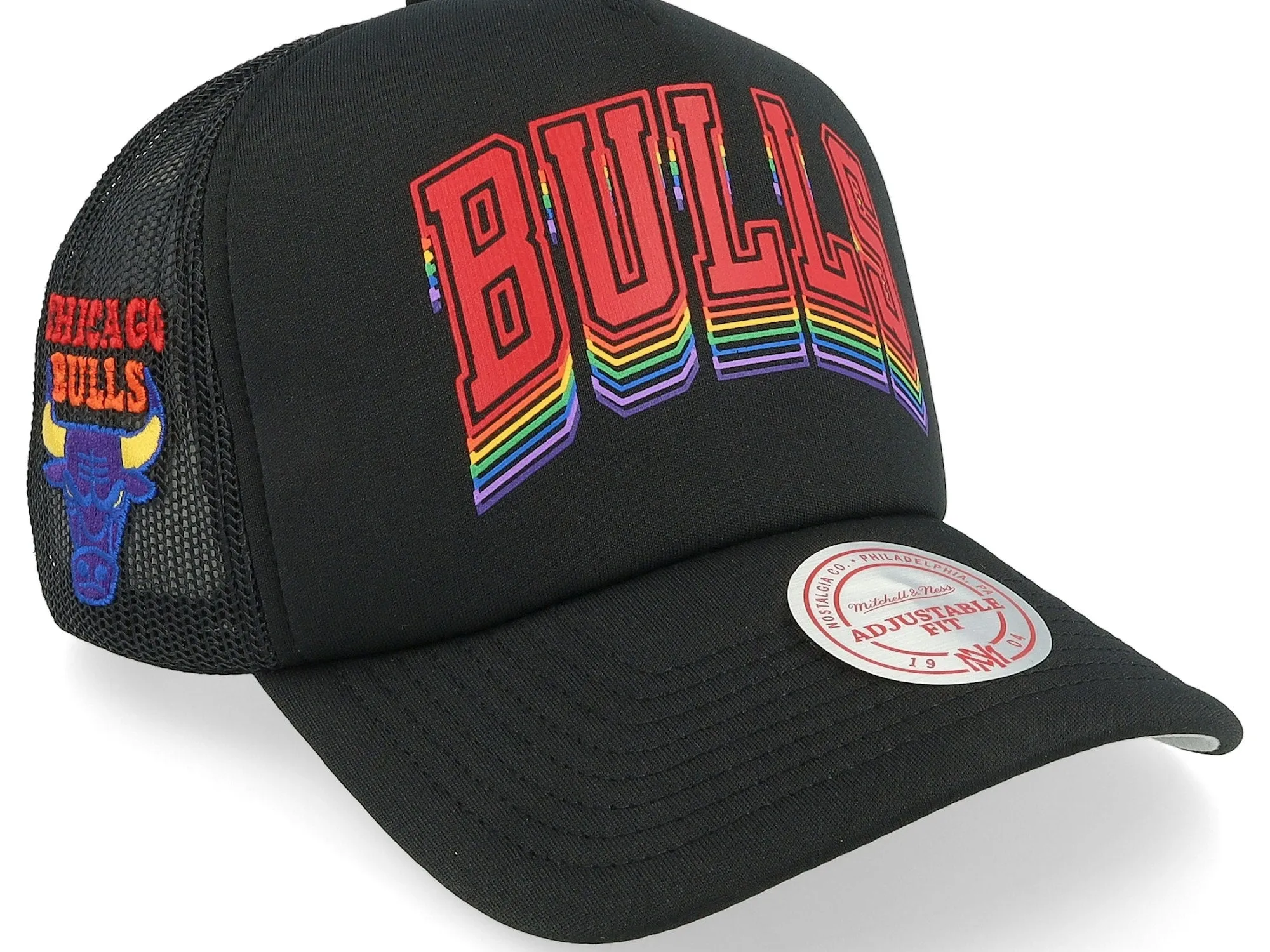 Mitchell & Ness Men's NBA Roygbiv Trucker Bulls Hats sold by Zulily product image thumbnail 3
