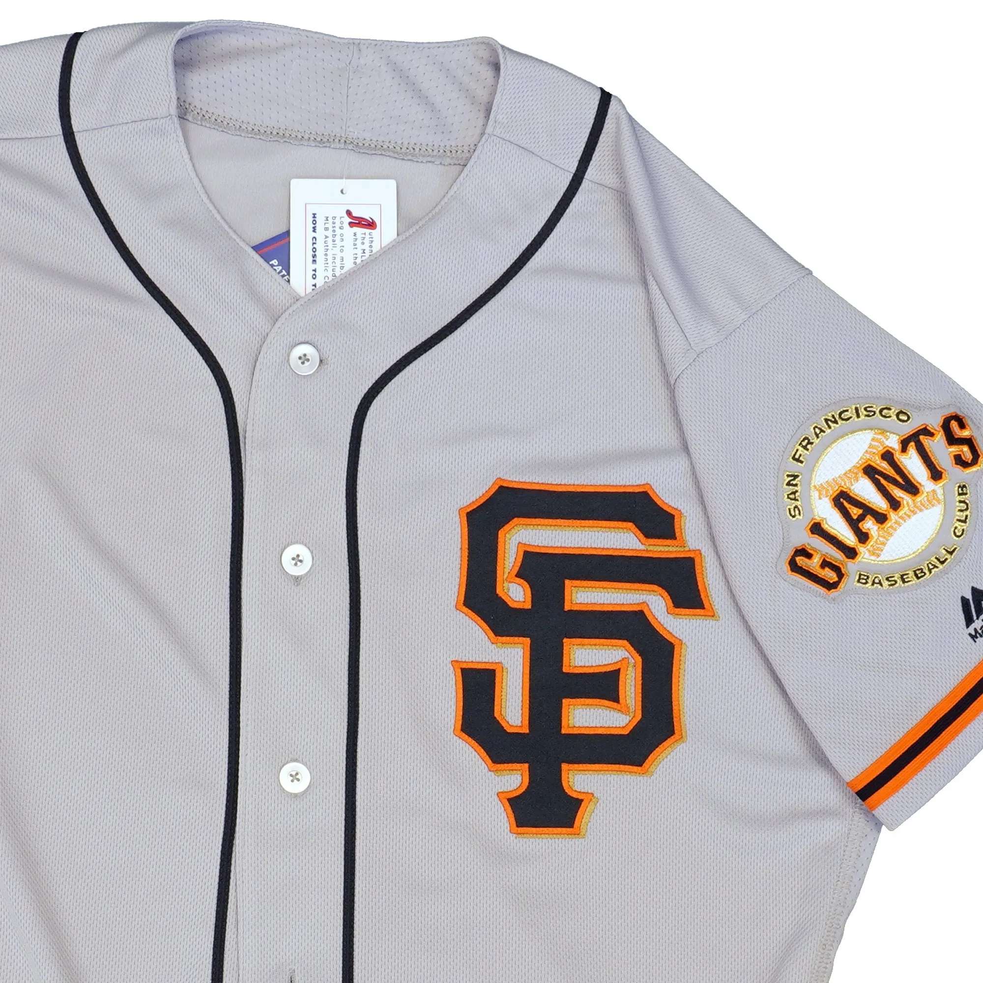 Majestic Men's MLB Sf Giants Authentic On Field Flex Base Jersey Alternate sold by Zulily product image thumbnail 2