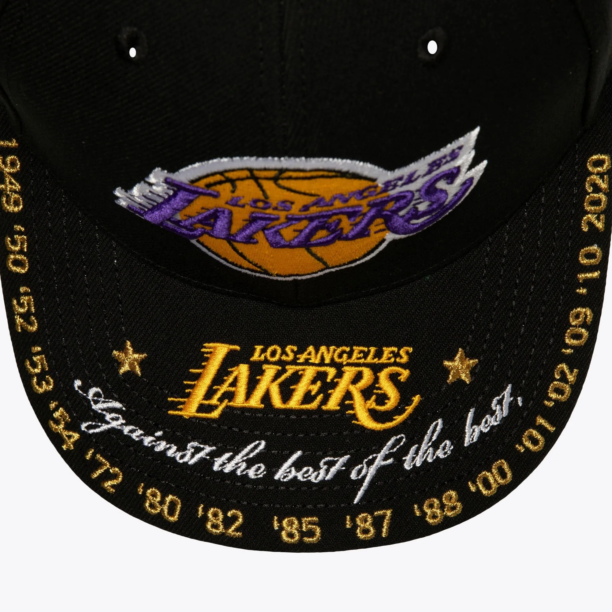 Mitchell & Ness Men's NBA Against The Best Pro Snapback Lakers Black sold by Zulily product image thumbnail 3