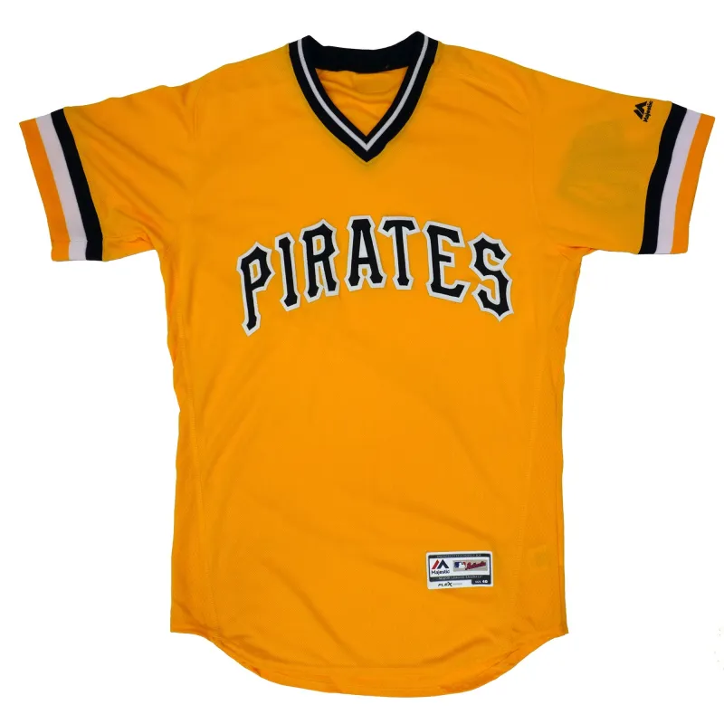 Majestic Men's MLB Pittsburgh Pirates Authentic On Field Flex Base Jersey Alt sold by Zulily