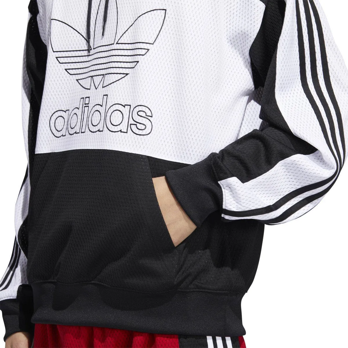 adidas Men's Originals Mesh Layup Hoodie Sweaters sold by Zulily product image thumbnail 4