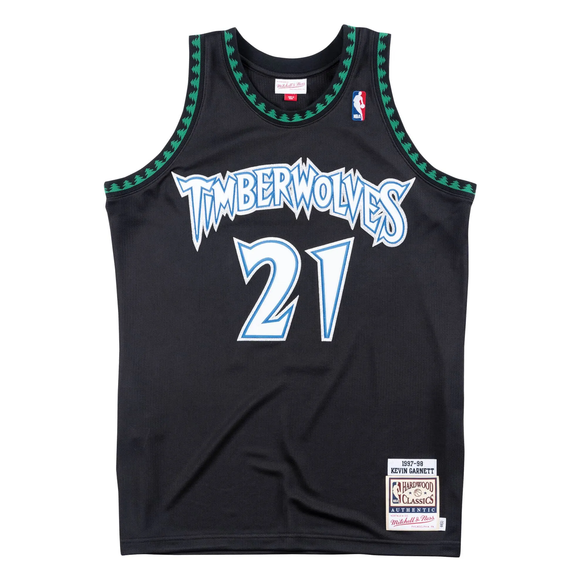 Mitchell & Ness NBA Authentic Alternate Jersey Timberwolves 97 Kevin Garnett sold by Zulily