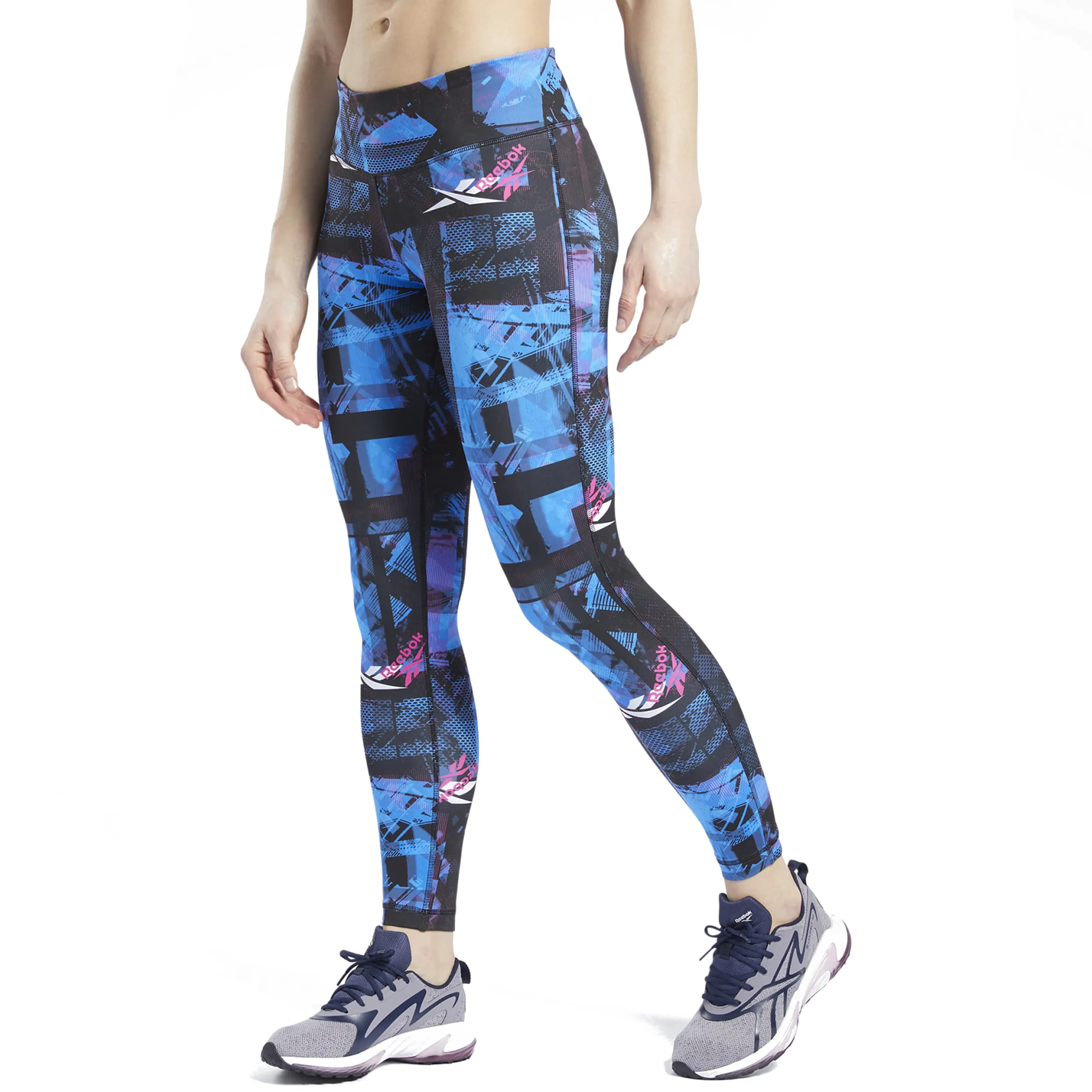 Reebok Women's Workout Ready Myt Aop Tight sold by Zulily