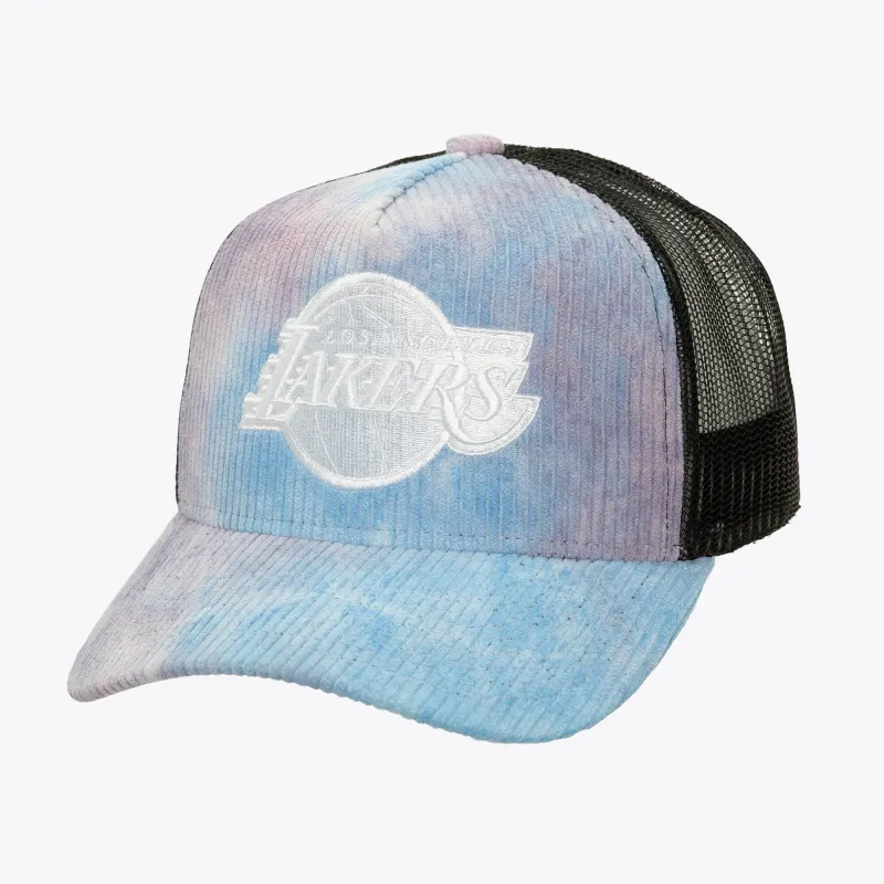 Mitchell & Ness Men's NBA Spring Time Cord Trucker Lakers Hats sold by Zulily