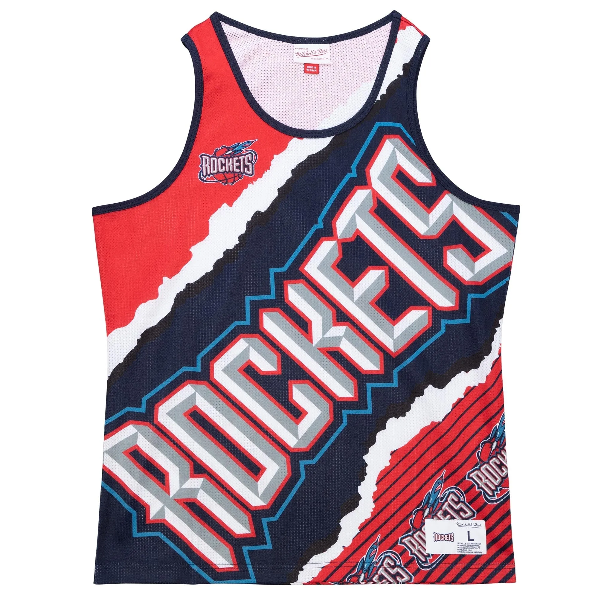 Mitchell & Ness Men's Jumbotron 2.0 Sublimated Tank Rockets Tank Tops sold by Zulily product image thumbnail 2