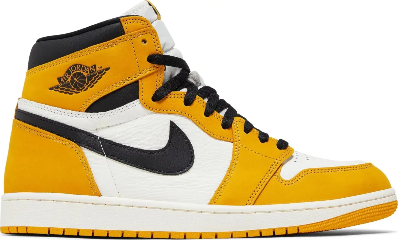 Air Jordan Men's Retro 1 High Og 'Yellow Ochre' Sneakers made by Jordan