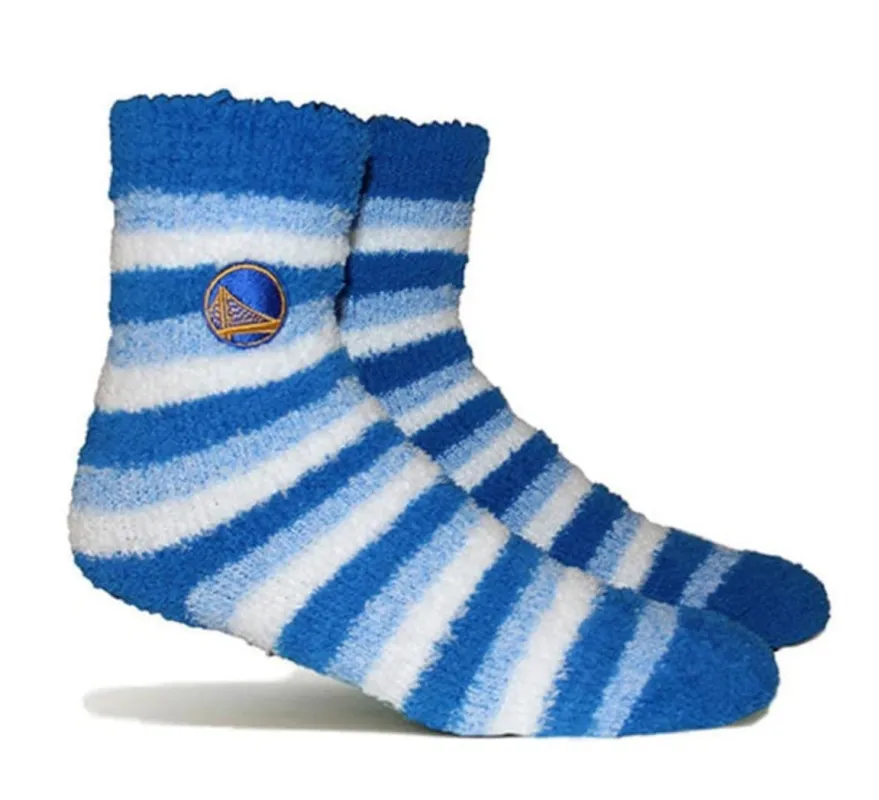Stance Women's NBA Gs Warriors Fuzzy Steps Quarter-Length Socks sold by Zulily