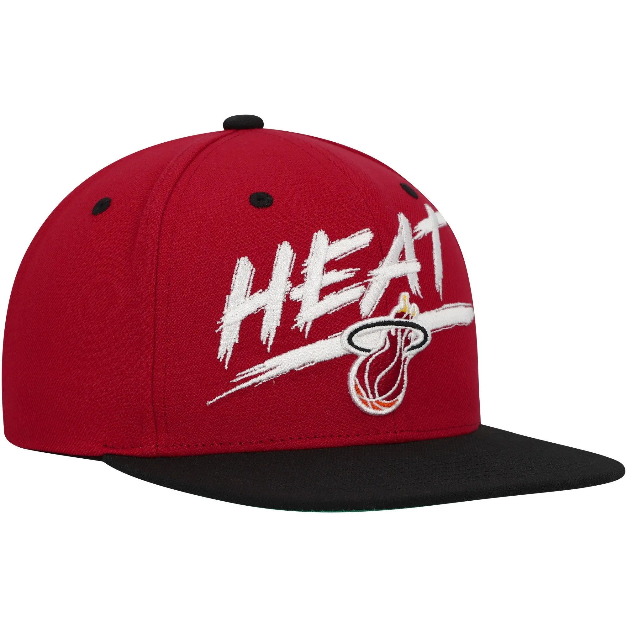 Mitchell & Ness Men's NBA Transcript Snapback Hwc Heat Snapback Caps sold by Zulily product image thumbnail 3