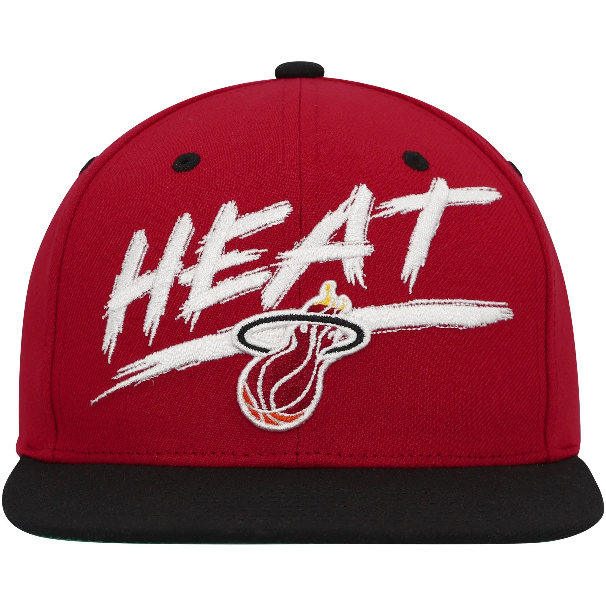 Mitchell & Ness Men's NBA Transcript Snapback Hwc Heat Snapback Caps sold by Zulily product image thumbnail 2