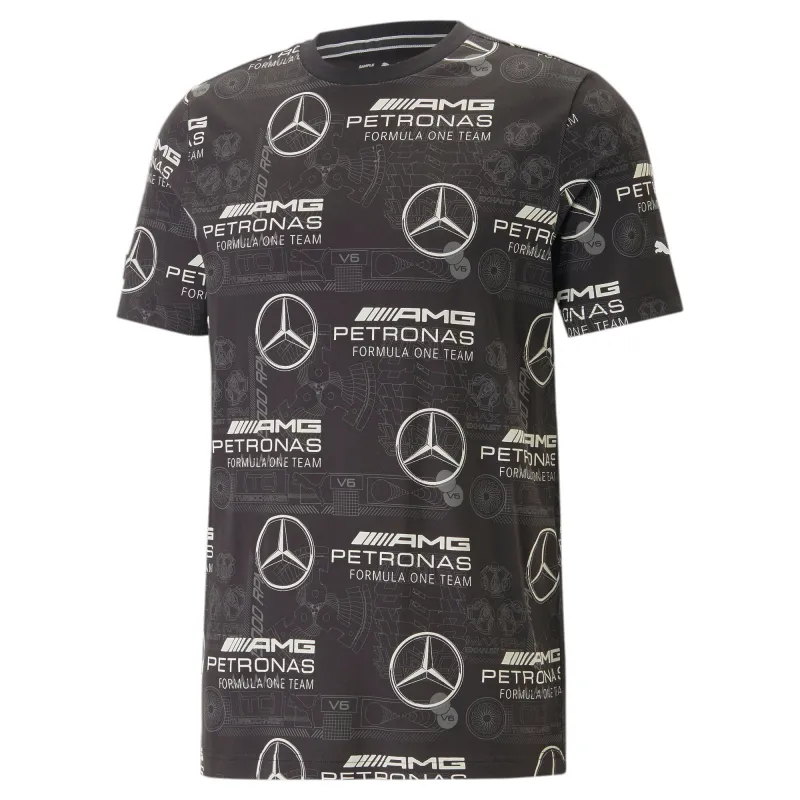 Puma Men's Mapf1 Mercedes Aop Tee Tops sold by Zulily
