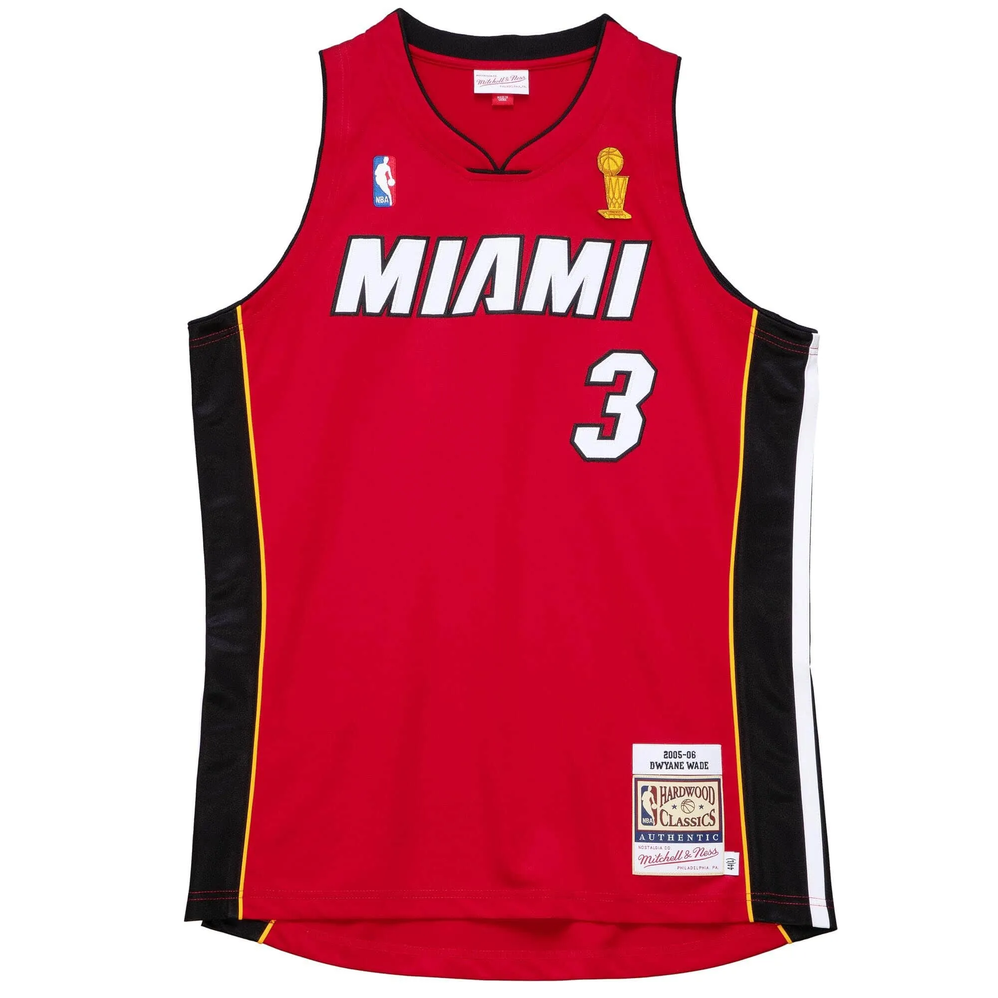 Mitchell & Ness NBA Alternate Finals Jersey Miami Heat 2005 Dwyane Wade Jerseys sold by Zulily