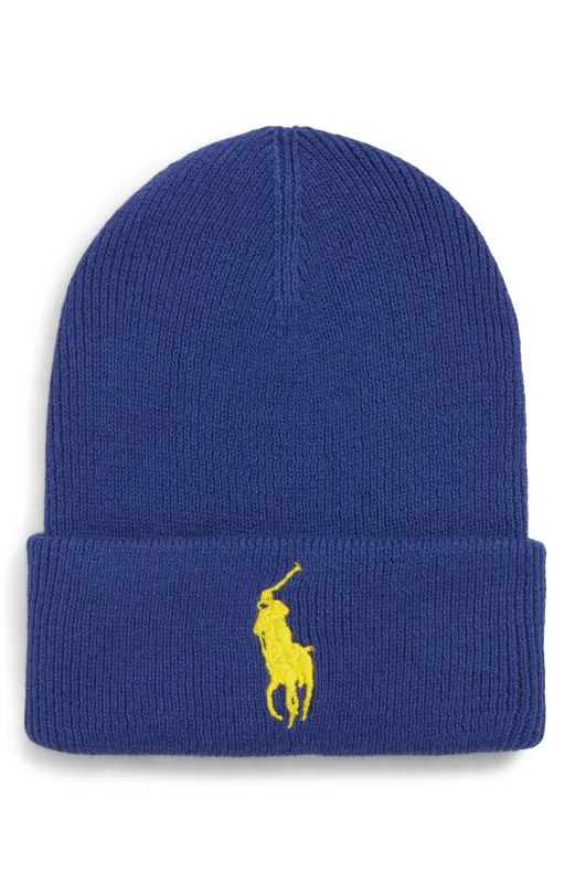 Polo Ralph Lauren Men's Big Pony Cuff Hat Hats made by Polo by Ralph Lauren